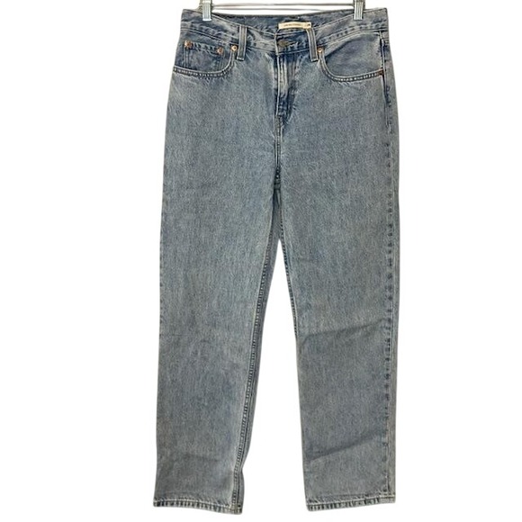Levi's Denim - Levis Low Pro Straight Jeans Light Wash Denim Size 28 Womens 30x30